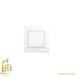 کلید تبدیل برلیان سفید و کرم (زیرین ورویه) ایران الکتریک