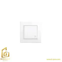 کلید کراکس برلیان سفید و کرم (زیرین ورویه) ایران الکتریک