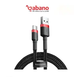 کابل شارژ و انتقال داده اندروید بیسوس  مدل Cafule Cable  طول 3 متر مشکی