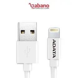کابل تبدیل USB به لایتنینگ ای دیتا مدل مدل Sync And Charge طول 1 متر سفید