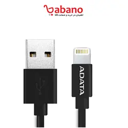 کابل تبدیل USB به لایتنینگ ای دیتا مدل Sync And Charge طول 1 متر مشکی