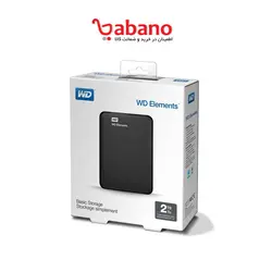 هارد اکسترنال وسترن WD ELEMENTS ظرفیت 2 ترابایت