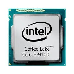 پردازنده اینتل سری Coffee Lake مدل Core i3-9100 BOX