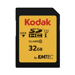 کارت حافظه کداک SDHC UHS-l U1 85MB/s کلاس 10 ظرفیت 32 گیگابایت
