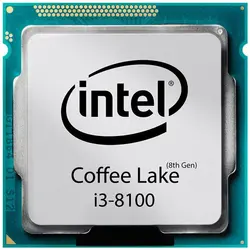 پردازنده 3.6گیگاهرتز Intel مدل CORE i3 8100
