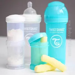 شیشه شیر 260 میل چند کاره و آنتی کولیک Twistshake