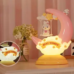 چراغ خواب کودک طرح عروسکی Moon Lamp