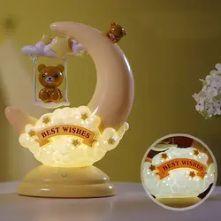 چراغ خواب کودک طرح عروسکی Moon Lamp