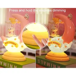 چراغ خواب کودک طرح عروسکی Moon Lamp