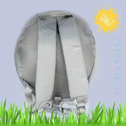 کوله پشتی کودک تخم مرغی طوسی