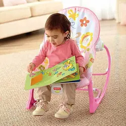 بونسر و نی نی لای لای صورتی خرگوش فیشرپرایس Fisherprice