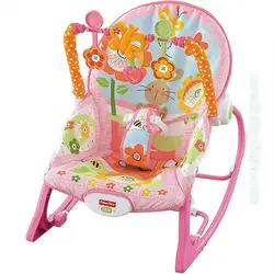 بونسر و نی نی لای لای صورتی خرگوش فیشرپرایس Fisherprice