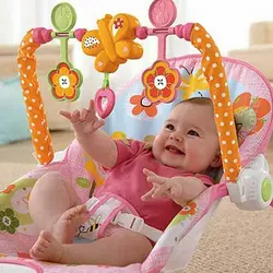 بونسر و نی نی لای لای صورتی خرگوش فیشرپرایس Fisherprice