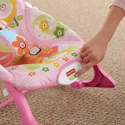 بونسر و نی نی لای لای صورتی خرگوش فیشرپرایس Fisherprice