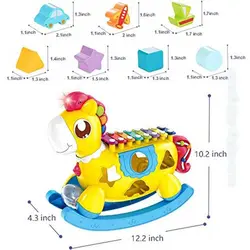 اسباب بازی سه کاره اسب پونی Huanger