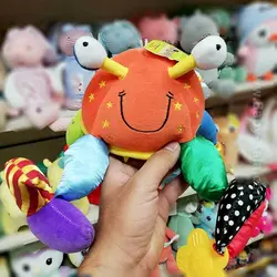 جغجغه پارچه ای خرچنگ Tolo