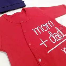 سرهمی نوزاد ترکیه ای دو عددی قرمز و سرمه ای