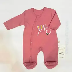 سرهمی نوزاد ترکیه ای دو عددی گلبهی و سفید