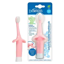 مسواک کودک سیلیکونی دکتر براونز DrBrown's