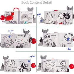 کتاب پارچه ای و آموزشی سه بعدی TOLOLO