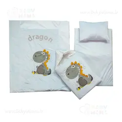 سرویس خواب مخمل کبریتی مدل دایناسور