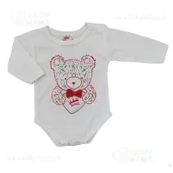 سرویس باز نوزادی خرس و پاپیون قرمز