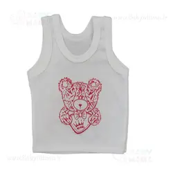 سرویس باز نوزادی خرس و پاپیون قرمز