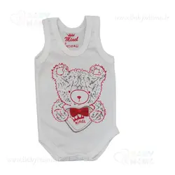 سرویس باز نوزادی خرس و پاپیون قرمز