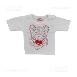 سرویس باز نوزادی خرس و پاپیون قرمز