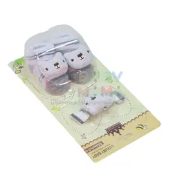 ست پاپوش و مچ بند نوزادی lux مدل خرس