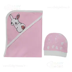 ست پتو دورپیچ و کلاه خرگوش