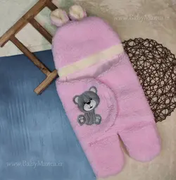 قنداق فرنگی پادار گلدوزی خرس