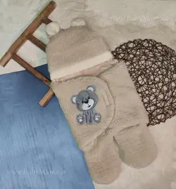 قنداق فرنگی پادار گلدوزی خرس