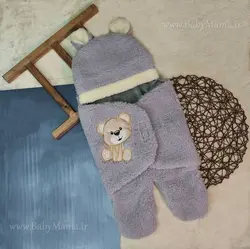 قنداق فرنگی پادار گلدوزی خرس