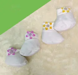 پاپوش نوزادی گل نگین دار