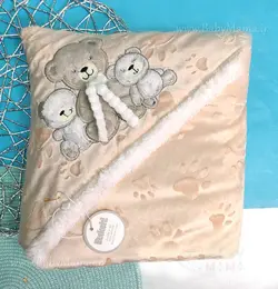 پتو دورپیچ جعبه ای گلدوزی عروسکی