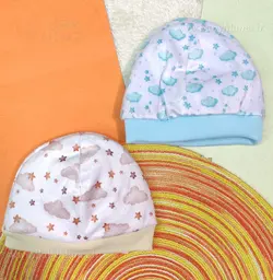 کلاه گرد مخمل چاپی