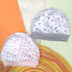 کلاه گرد مخمل چاپی