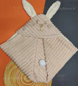 پتو کلاهدار کبریتی مدل خرگوش