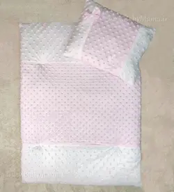 تشک و بالش دورو مخمل توپی