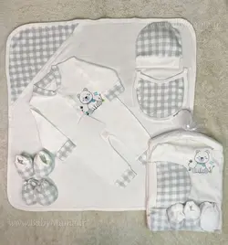 ست ۵ تیکه بیمارستانی چهارخونه خرس