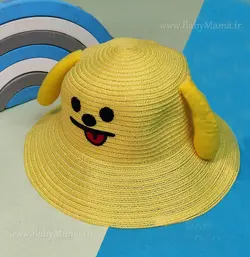 کلاه حصیری عروسکی گوشدار