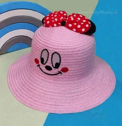 کلاه حصیری عروسکی گوشدار