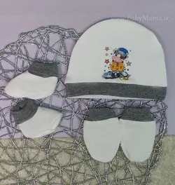 ست کلاه، دستکش و پاپوش کشباف