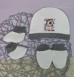 ست کلاه، دستکش و پاپوش کشباف