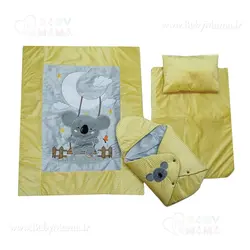 سرویس خواب مخمل کبریتی مدل کوالا