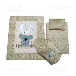 سرویس خواب مخمل کبریتی مدل کوالا