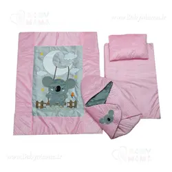 سرویس خواب مخمل کبریتی مدل کوالا