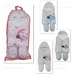 قنداق فرنگی پادار مخمل چاپی