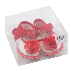 پاپوش چسبی ساتن مدل گلدار